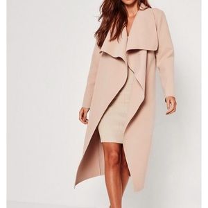 NWOT Missguided waterfall wool duster FIRM PRICE